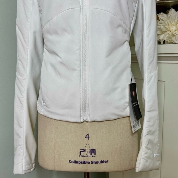 Lululemon Push Your Pace Women’s Jacket Winter Running Coat White Size 12 NWT - Picture 8 of 16